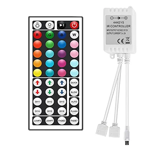 LED Fernbedienung IR Remote Kontroller, für RGB Streifen Lichtband Farbwechsel Led Lichtleiste, DC 12V