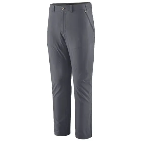 Patagonia Terravia Trail Pants - Trekkinghose 36 Short grau - Wasserabweisende Wanderhose in Grau, Größe 36 Short, bietet optimale Bewegungsfreiheit und ist ideal für Trekking und Wandern. Hergestellt aus 86% Polyester und 14% Elasthan mit DWR-Imprägnierung.