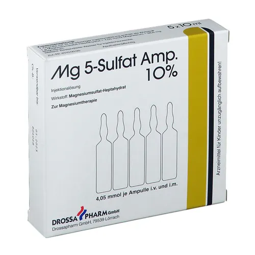 Mg 5 Sulfat 10% Amp.
