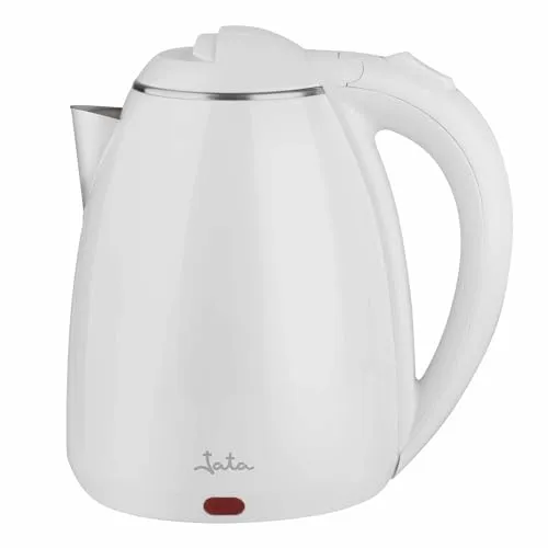 JATA JEHA1040 Elektrischer Wasserkocher 1.8 L 1500 W Maximale Kochgeschwindigkeit Drahtloser Krug Große Einfüllöffnung Klappdeckel Drehfuß