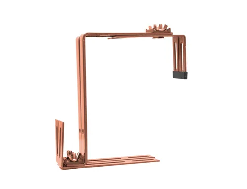 TrendLine Blumenkastenhalter terracotta 2-fach verstellbar - 2 Stück