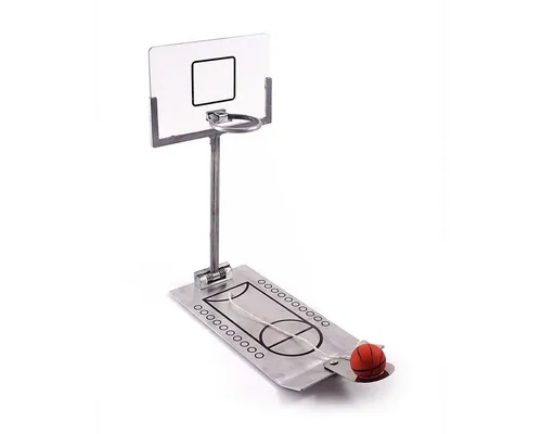 Goods+Gadgets Tischbasketball Spielset - Mini Tisch Basketball für spannende Freiwürfe überall! Ideal für Pausen, Garten oder Urlaub – sofort startklar und platzsparend zusammenlegbar.