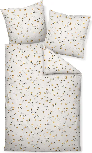 Janine Bettwäsche Gelb, 200x220 cm in gelb von Original Janine