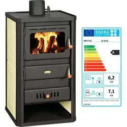 Produktbild Wasserführender Kaminofen Prity S2W10 6.2 + 10 kW EEK-A