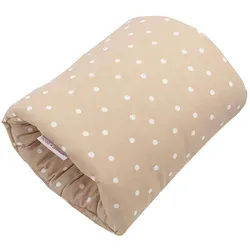 Mini-Stillkissen Punkte beige in beige von HOBEA