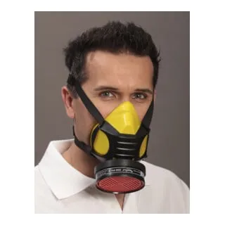 Ekastu Halbmaske Polimask Gamma - Ideal für Brillenträger - Halbmaske für Brillenträger mit anatomisch geformtem Maskenkörper und optimaler Gewichtsverteilung. Erfüllt DIN EN 140 für höchsten Tragekomfort.