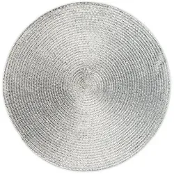 Excelsa Set von 6 Platinum Tischsets in schwarz von Excelsa