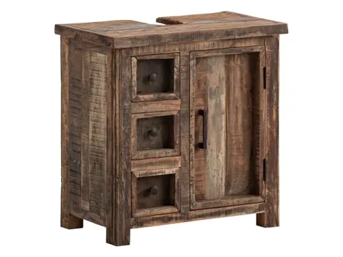 Woodkings Waschbeckenunterschrank Sumatra 60x62x35 cm von Woodkings