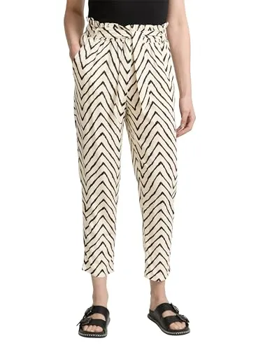 TOM TAILOR Stoffhose mit Bindegürtel, Gr. 34