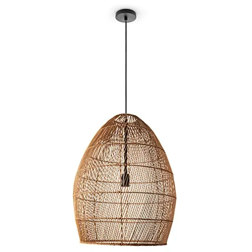 Paco Home Pendelleuchte Wohnzimmer Boho in beige von Paco Home