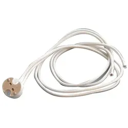 Deko-Light 12V AC/DC Halogenfassung Keramik G4 in silber von DEKO-LIGHT