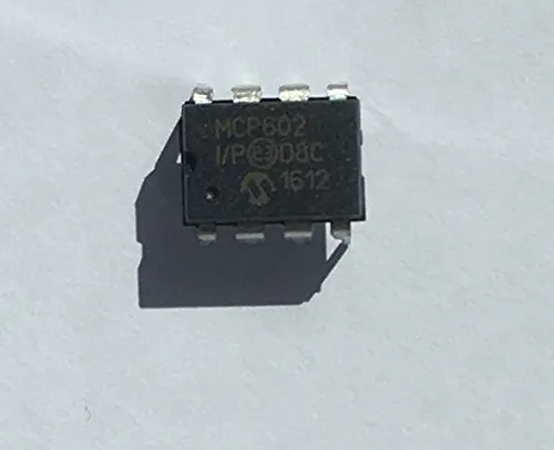 2X MCP602-I/P Operationsverstärker 2,8MHz 2,7-5,5V Kanäle: 2 DIP8 MICROCHIP TECH