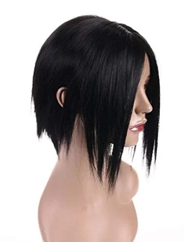 Prettyland Nana Schwarz natürliche fransig pixie kurze Cosplay Perücke kurz-haar Wig Underworld 'Selene' C546
