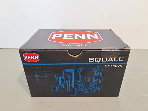 PENN Squall Lever Drag 2 Speed Multirollen - Angelrollen mit leichtem Graphitrahmen und Dura-Drag-Bremssystem für präzise Kontrolle und hohe Belastbarkeit.