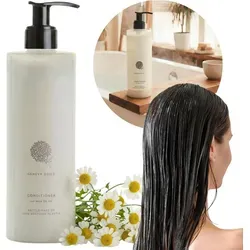 Geneva Guild Haarspülung mit Kreatin und Kamillenextrakt, 18x380ml - Pflege für gesundes Haar – die Geneva Guild Haarspülung glättet und pflegt mit gereinigtem Keratin und Kamillenextrakt. Vegan und in recycelbarer Flasche, ideal für tägliche Anwendung.