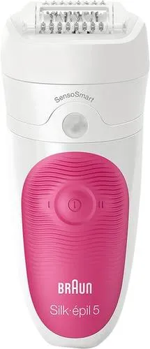 Braun Epilierer Himbeer, Weiß – Sanfte Haarentfernung