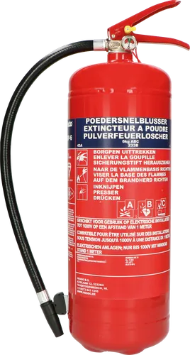 Alecto Pulver-Feuerlöscher 6 l