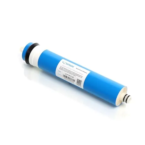 Naturewater RO Umkehrosmose Membran 50 GPD - Membran für Umkehrosmoseanlagen, entfernt 99% Verunreinigungen für reines Trinkwasser und bietet 190 l/Tag Kapazität – ideal für Haushalte.