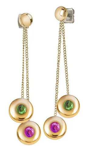 Boccia Titanohrstecker mit Turmalin 05052-02 von Boccia Titanium