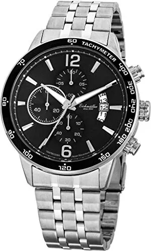Eichmüller Chronograph Herrenuhr RE1122 schwarz