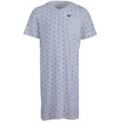 Henry Terre Nachthemd Nachthemd Kurzarm - Kreuz (HT) weiß XXL