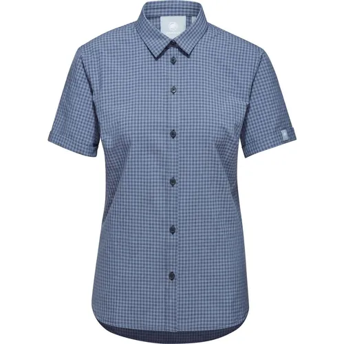 Mammut Aada Shirt Damen Marine-Light Night M - Blusen & Tuniken für Damen – Unvergleichlicher Tragekomfort für lange Sommertage, ideal für Wanderungen, Camping oder Reisen.