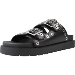 Buffalo EVE Ari Open Teen Pantolette in schwarz von Buffalo