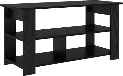 vidaXL TV-Ständer Schwarz Eichen-Optik 100 x 40 x 50 cm – Modernes Lowboard