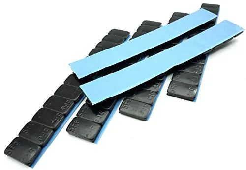 NAAA 360g Auswuchtgewichte schwarz kunststoffbeschichtete Stahlgewichtsriegel 6x60g