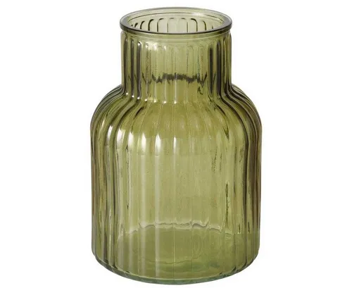 Vase Aus Glas Relea, Grün, 20 cm von BOLTZE