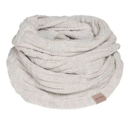 KNIT FACTORY Bobby Loop Schal - Grob Gestrickter Schlauchschal für Damen und Herren - Schals für Damen, hochwertiger Loop Schal aus gewalkter Wolle, warm und juckfrei, ideal für vielseitige Outfits.
