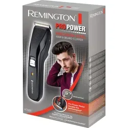 Remington HC5200 Pro Power Haarschneider - Schwarz, leistungsstarker ProPower-Motor mit 300 mm/s Schnittgeschwindigkeit und 2 Aufsteckkämmen