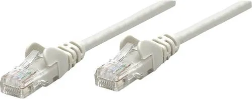 Intellinet 733304 RJ45 Patchkabel CAT 6 S/FTP 20.00m Grau vergoldete Steckkontakte 1St.