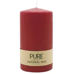 WENZEL PURE Kerze Safe Candle, 13 x 7 cm, karminrot von Richard Wenzel