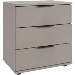 Mid.you Nachtschrank Beige Greige, 3 Schubladen von MID.YOU
