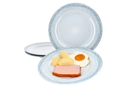 Ritzenhoff & Breker Speiseteller 4er Set Nordic Smilla 27cm - Skandinavische Speiseteller aus Porzellan, ideal für warme und kalte Speisen. Mikrowellen- und spülmaschinengeeignet, perfekt für bis zu vier Personen.