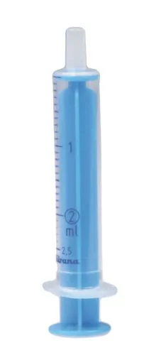 EINMALSPRITZE 2 ml blauer Kolben steril 100 St