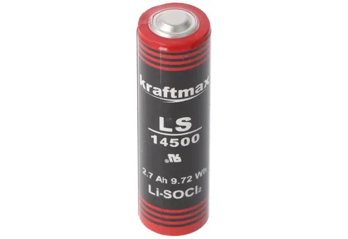 AccuCell LS14505, ER14505 Lithium Batterie AA Mignon 3,6 Volt 2400mAh Batterie, (3,7 V)