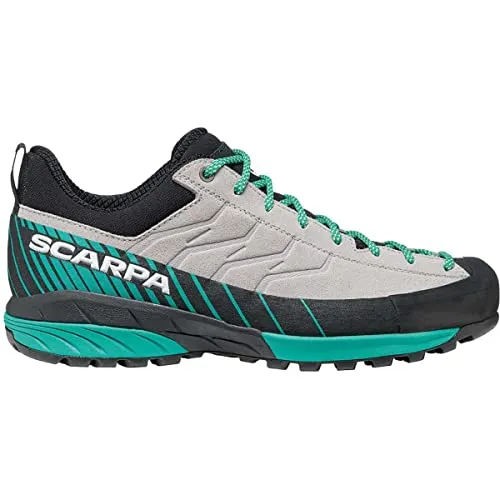 Scarpa W Mescalito Grau - Technischer Damen Zustiegsschuh EU 37 - Wanderschuhe mit atmungsaktivem Wildleder-Obermaterial und PU-Rand für optimalen Fußschutz – ideal für anspruchsvolle Touren.