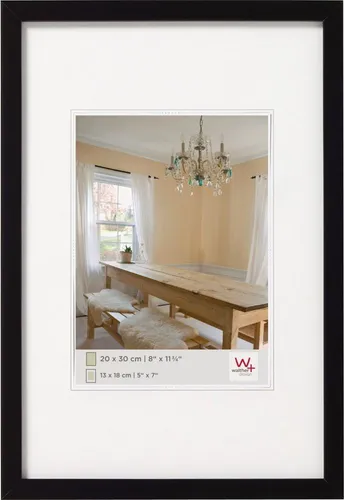 Holzrahmen Peppers 7x10 cm schwarz