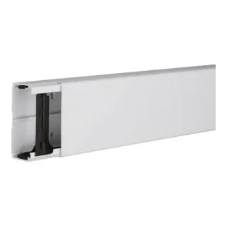 Hager LF4009007035 Leitungsführungskanal PVC, 40x90mm, 2m - Leitungsführungskanal aus PVC, ideal für Elektroinstallationen, nach DIN EN 50085-1, lichtgrau und robust für einfache Leitungsverlegung.