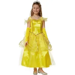 tectake® Mädchenkostüm Prinzessin Belle