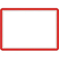Info-Rahmen A4 selbstklebend/Magnetverschluss VE=2 Stück rot