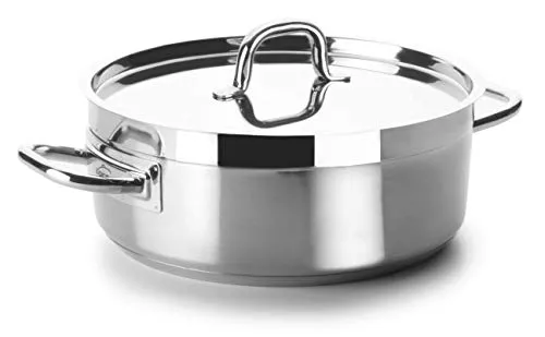 LACOR CHEF-LUXE Auflaufform 36x14 cm aus Edelstahl 18/10