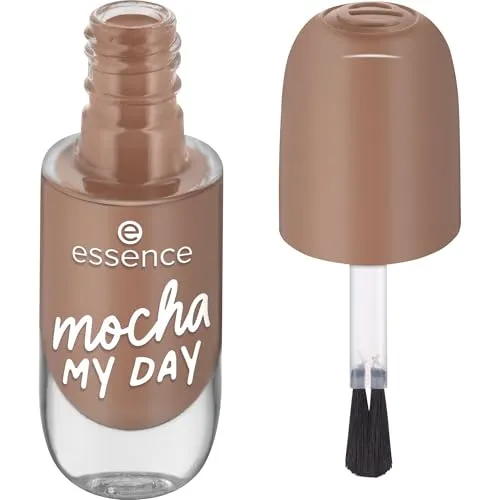 essence gel nail colour, Nagellack, Nr. 83, Nude, langanhaltend, Expressergebnis, schnelltrocknend, glänzend, farbintensiv, vegan, ohne Mikroplastikpartikel, ohne Parfüm, ohne Parabene, 1er Pack (8ml)