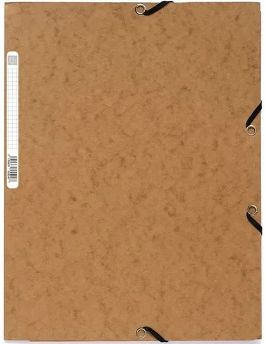 EXACOMPTA Fächermappe Eckspannmappe Nature Future A4 Manila-Karton 400g tabak