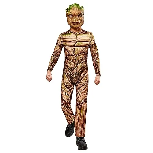 Rubies 1000633S Groot Child Deluxe Kostüm Kinder Verkleidung Jungen Multi, Größe 7-8 Jahre Halloween Halloween
