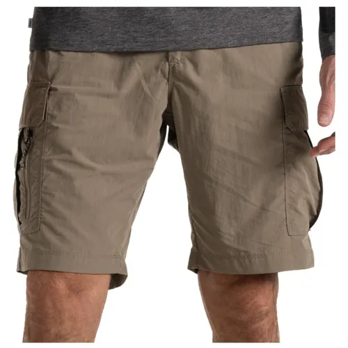Craghoppers Nosilife Cargo Short III pebble (62A) 50 - Herren Outdoor Shorts mit NosiLife-Technologie für Insektenabwehr, UV-Schutz UPF 50+, 10 praktische Taschen und kühlendem Mesh-Hosenbund – ideal für Abenteuer in der Sonne.
