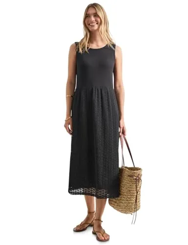 Damen Midikleid mit Spitzenrock von Street One