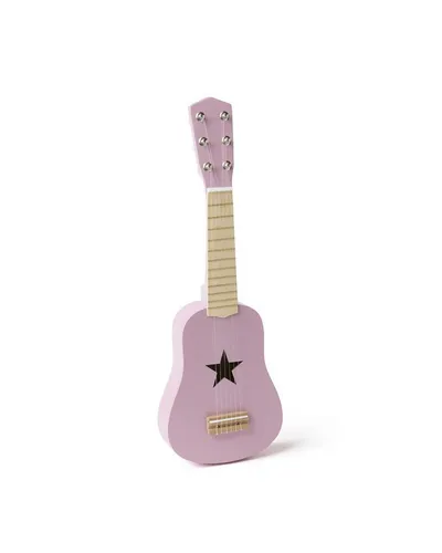 Kids Concept Meine erste Gitarre rosa, 53cm - Spielzeug-Musikinstrument - Hochwertige Holz-Gitarre für Kinder, ideal zum Musizieren und Dekorieren. Die 6 Saiten sorgen für echten Spielspaß und fördern die Kreativität. Perfekt für kleine Musikliebhaber!